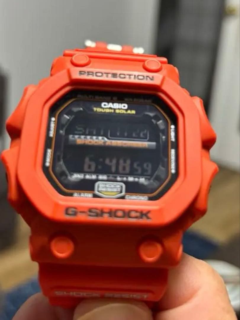 デカG/G-SHOCK/GXW-56/電波/ソーラー/レスキューオレンジ/限定