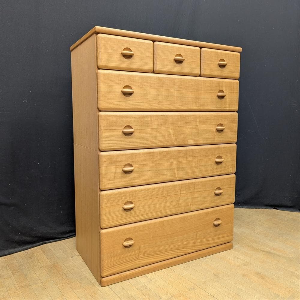 起立木工　キリツ　天然木　整理タンス　箪笥　タンス　たんす　チェスト　引き出し