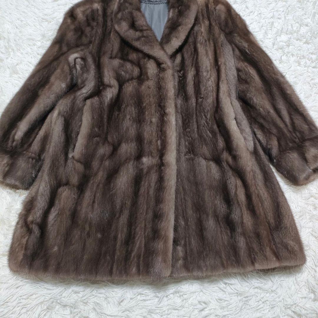 AMERICAN LEGEND　ブルーアイリスミンク　毛皮コート　高級　本毛皮