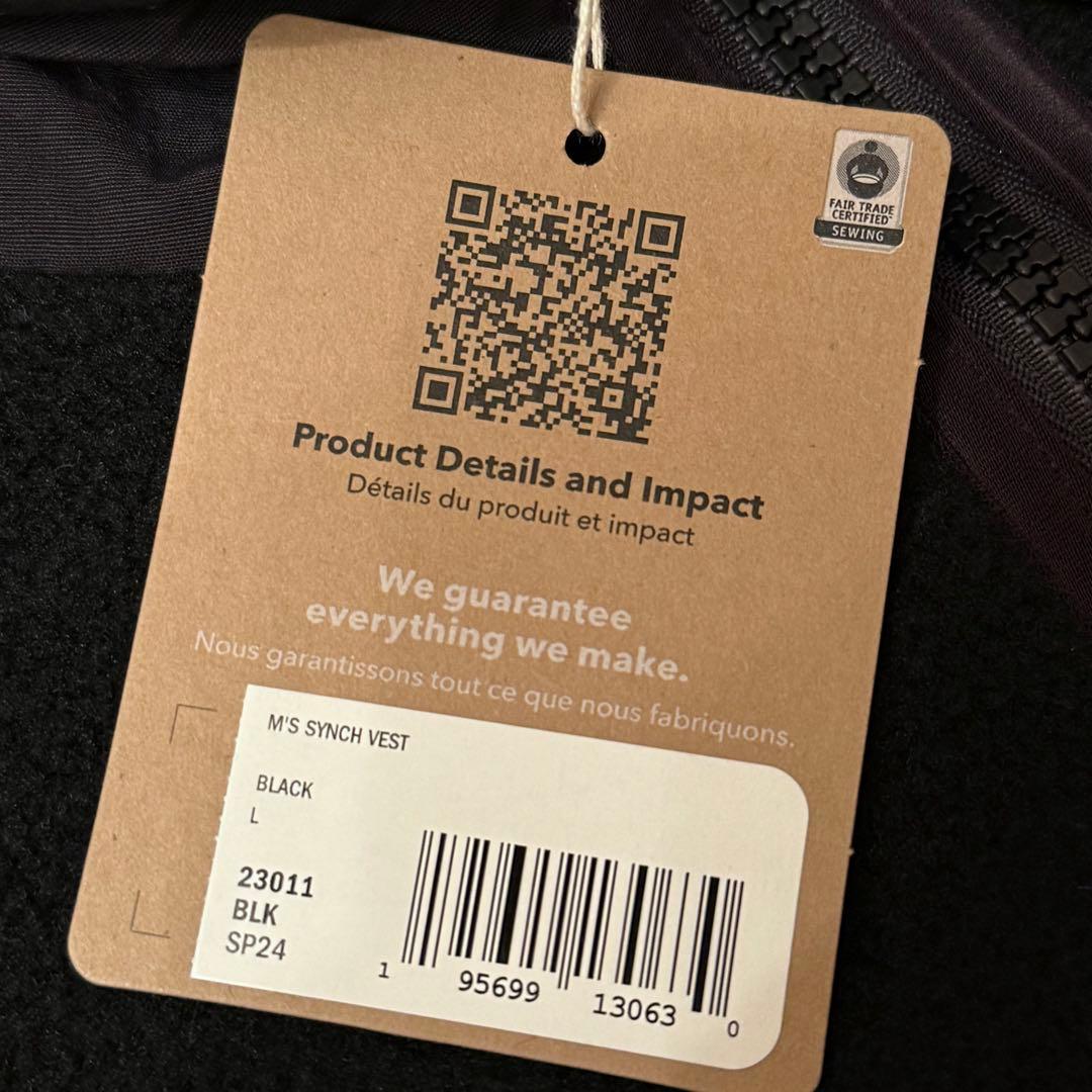 PATAGONIA パタゴニア23011 Ms Synch シンチラベスト L