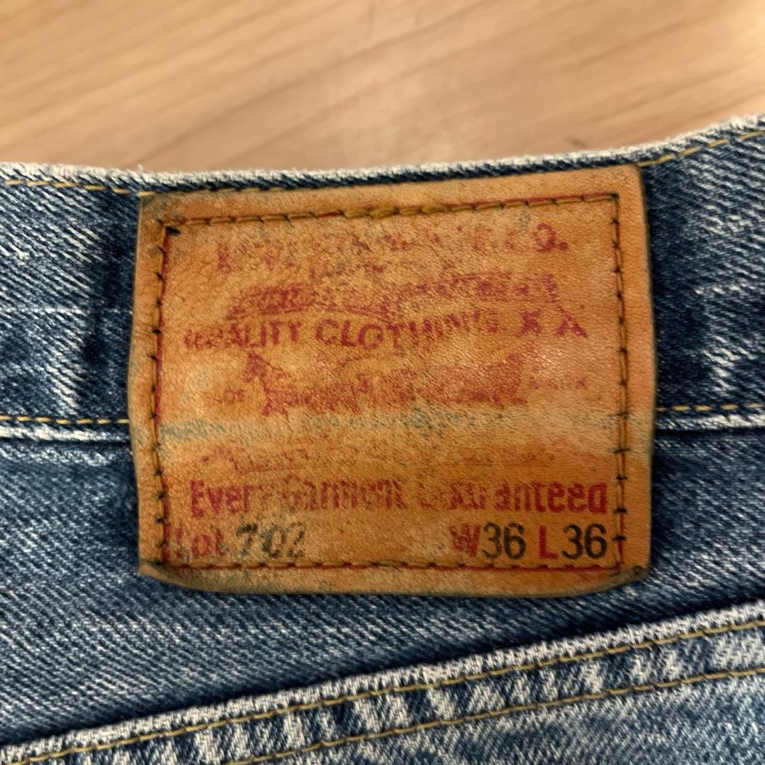 【美品】LEVI'S 702 XX 赤耳 USED LOOK W36 x L36