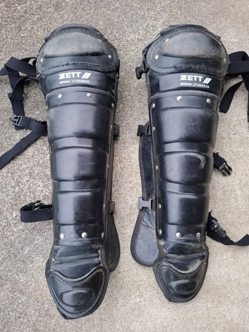 ZETT キャッチャー用レガース・プロテクター・ヘルメットセット