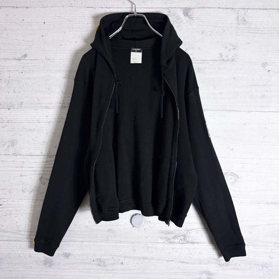 大人気✨️CHANEL ココマーク パーカー ニットジャケット L相当