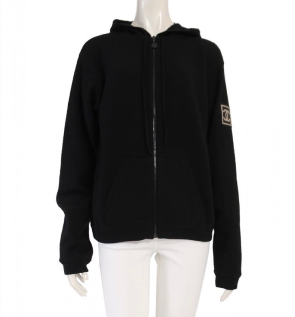 大人気✨️CHANEL ココマーク パーカー ニットジャケット L相当