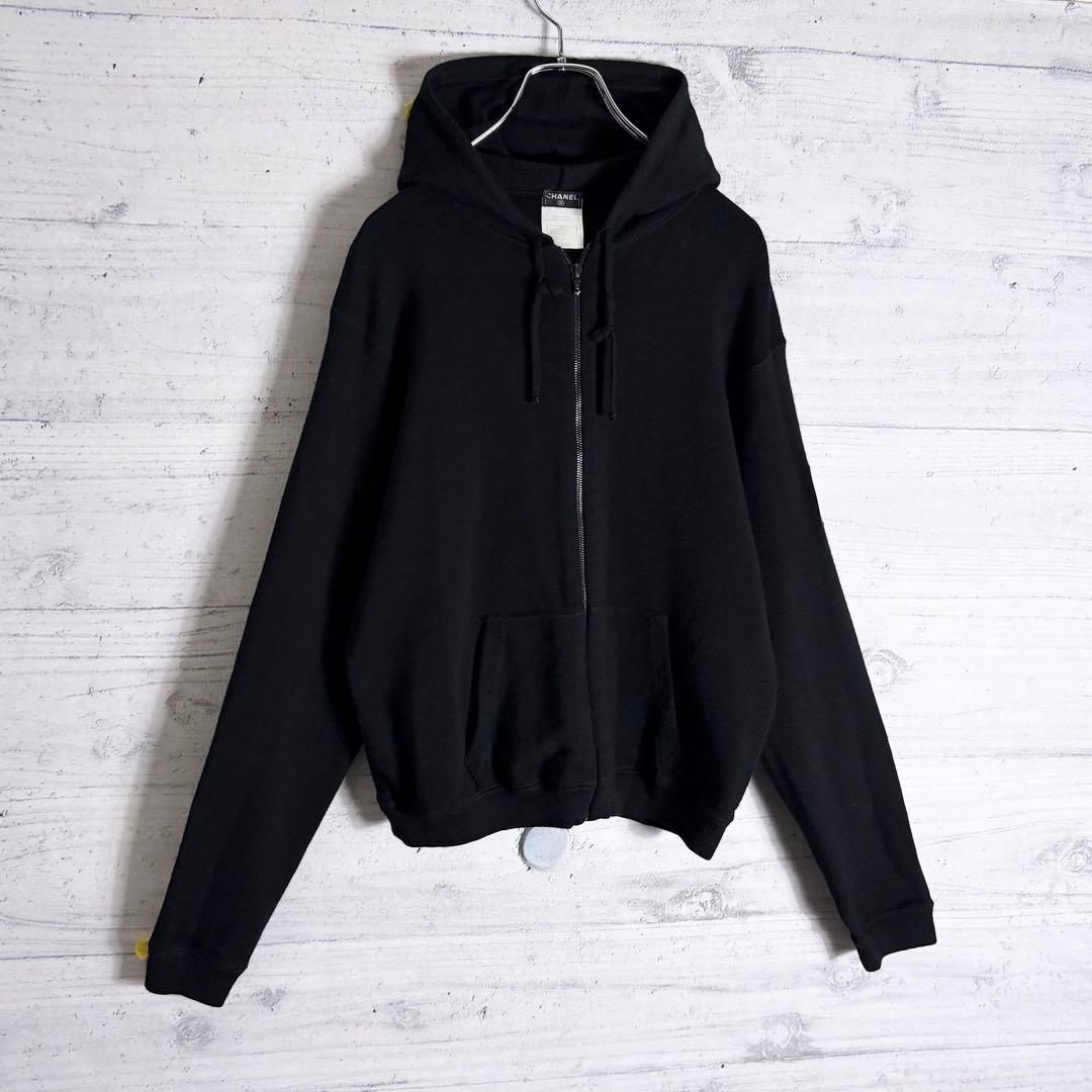 大人気✨️CHANEL ココマーク パーカー ニットジャケット L相当