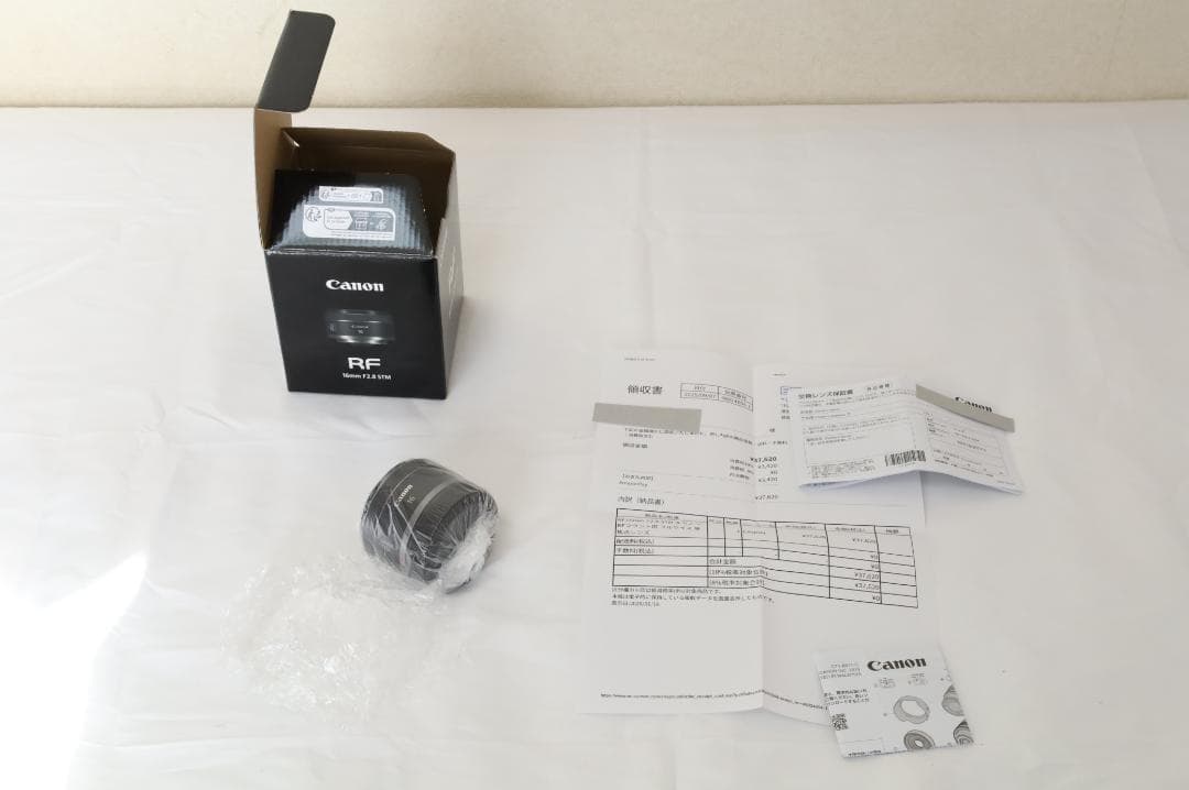 黒*メ様 【未使用品】保証書付き キャノン Canon RF 16mm F2.8