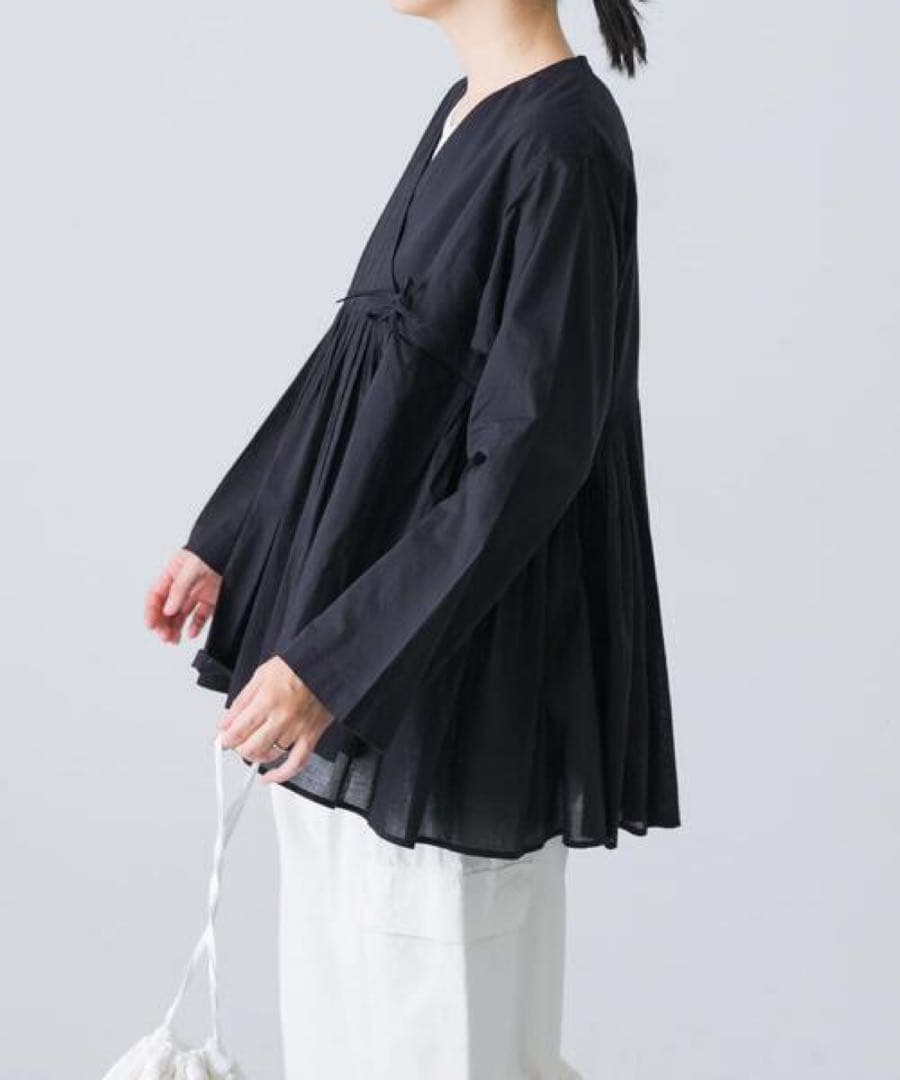 かぐれ　アンガルカシャツ　BLACK