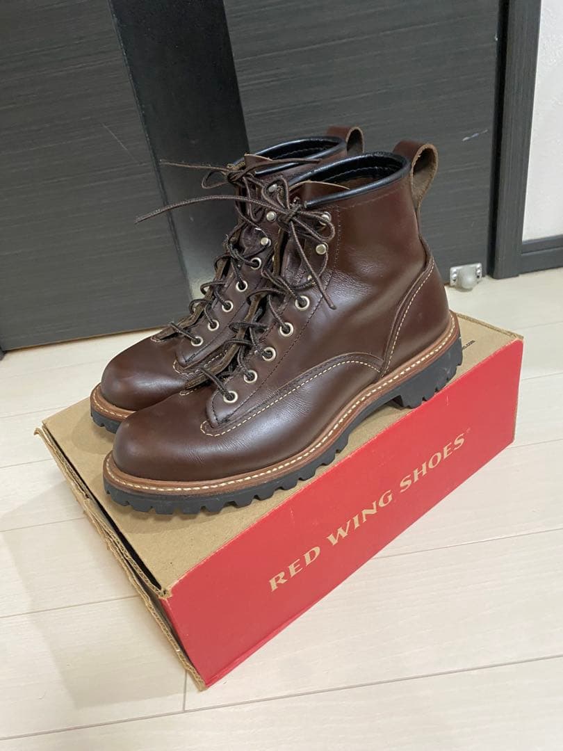 RED WING SHOES ラインマン ブラウン