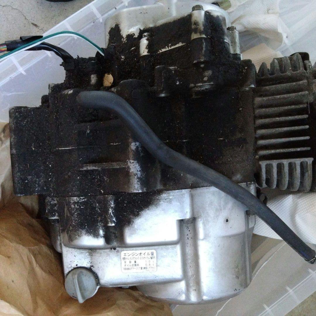スーパーカブプロ50 純正エンジン本体・2つのセンサーセット