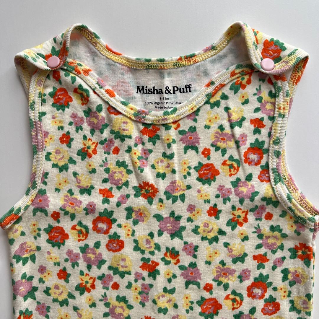 ロンパース・カバーオール Misha&Puff Baby Snap Overall 6-12m