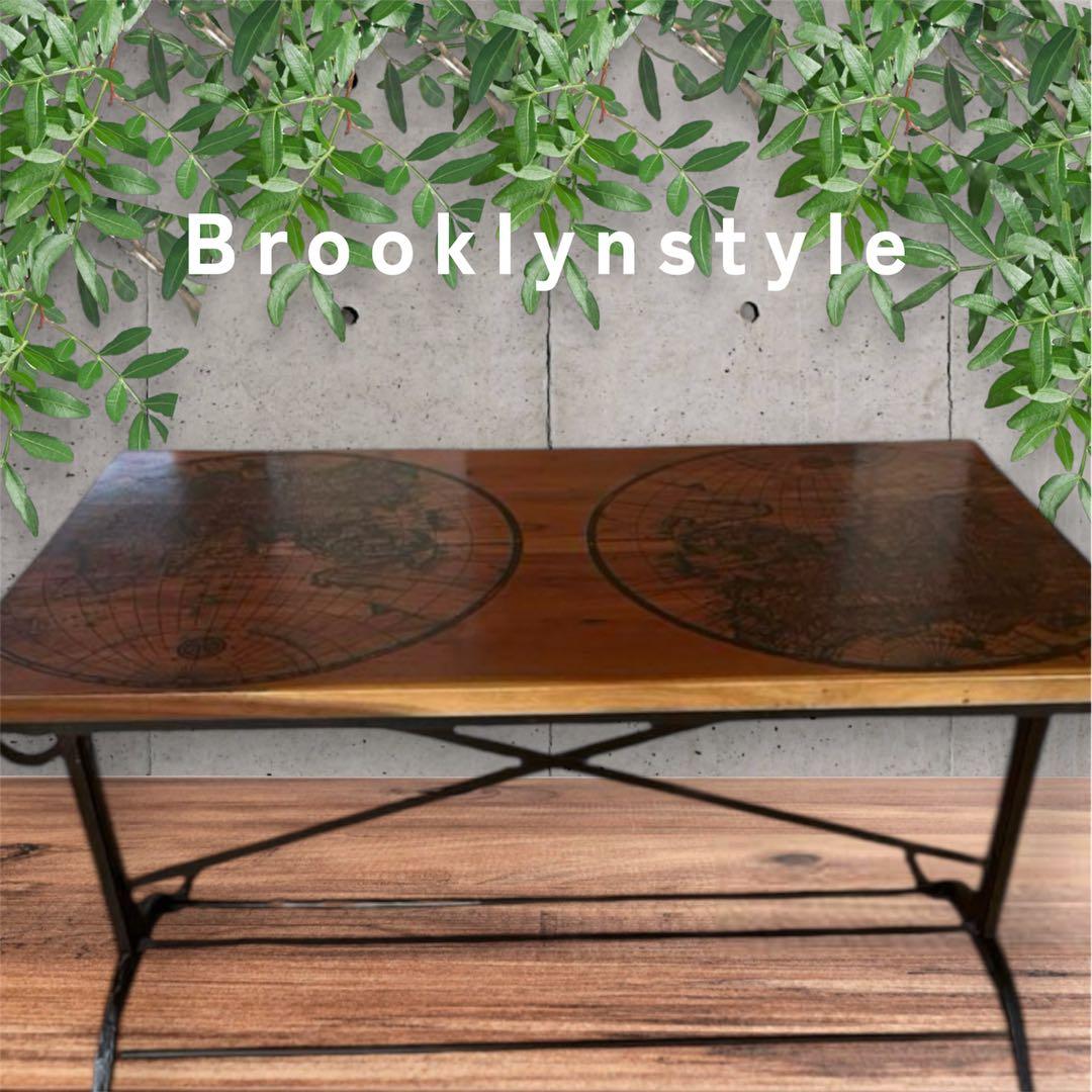 ヴィンテージ風作業机 手動クランク式 KLUB14