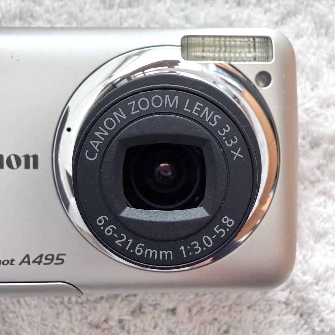 【動作確認済】Canon キャノン PowerShot A495 レトロコンデジ
