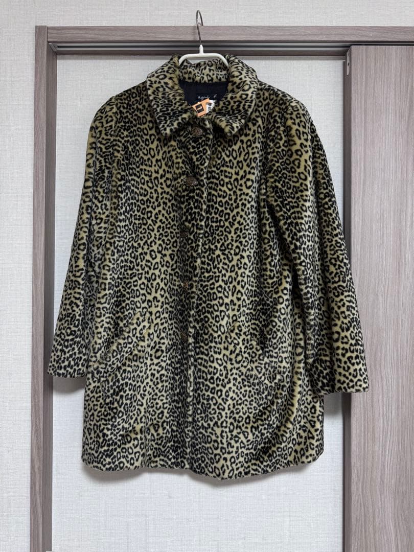 agnes b. アニエスベー ビンテージ レオパードコート