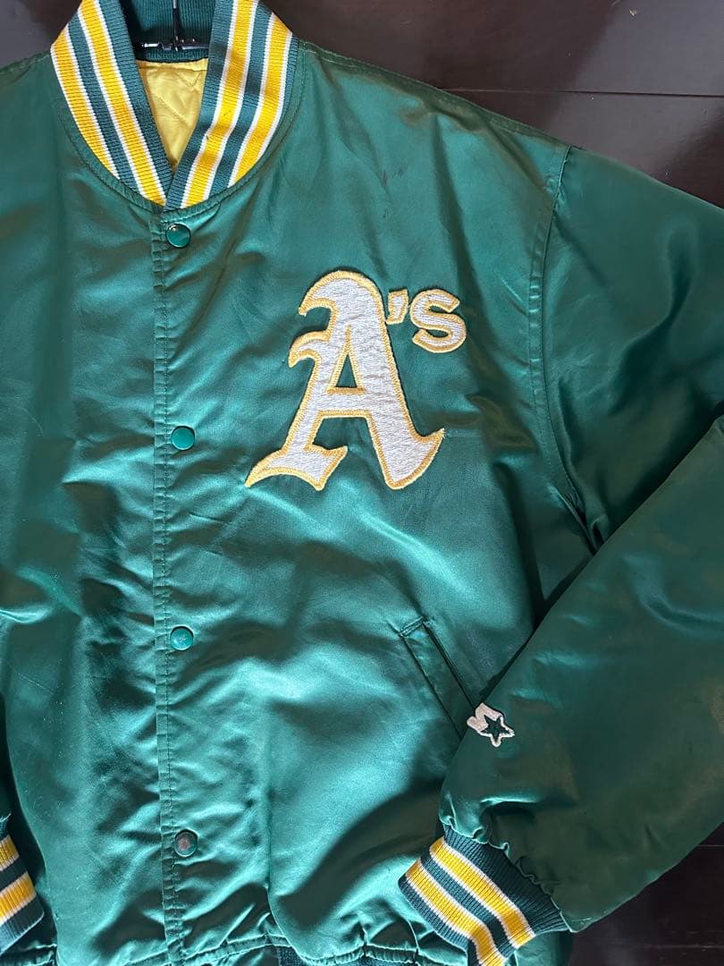 STARTER製MLBオークランド・アスレチックススタジャン