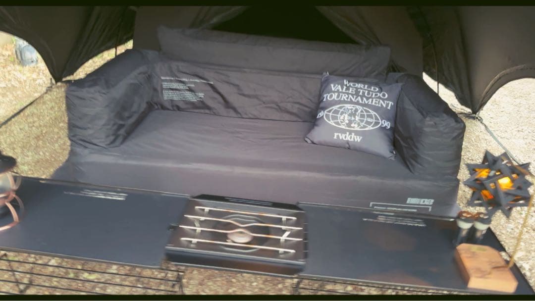 BONFLAGE ブラック エアーソファ 2人掛け