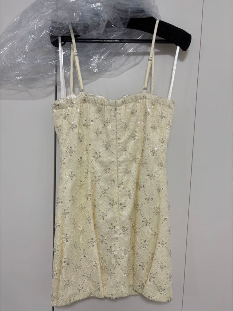 ローブドフルール　キラキラスパンコールドレスS 新品未使用