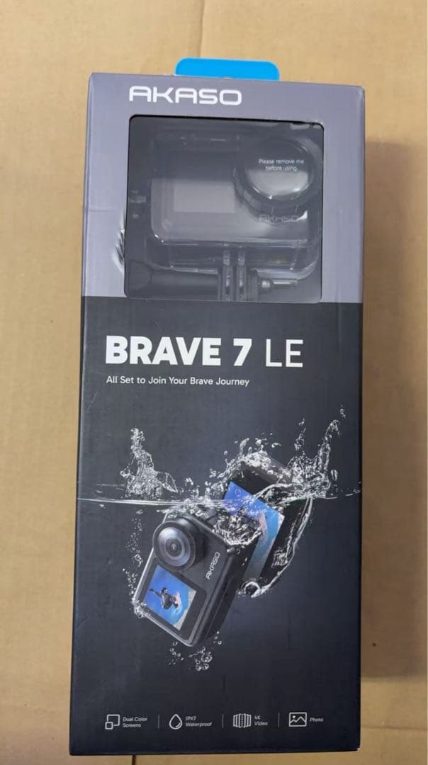 AKASO Brave 7 LE 4Kアクションカメラ 20MP デュアルタッチ