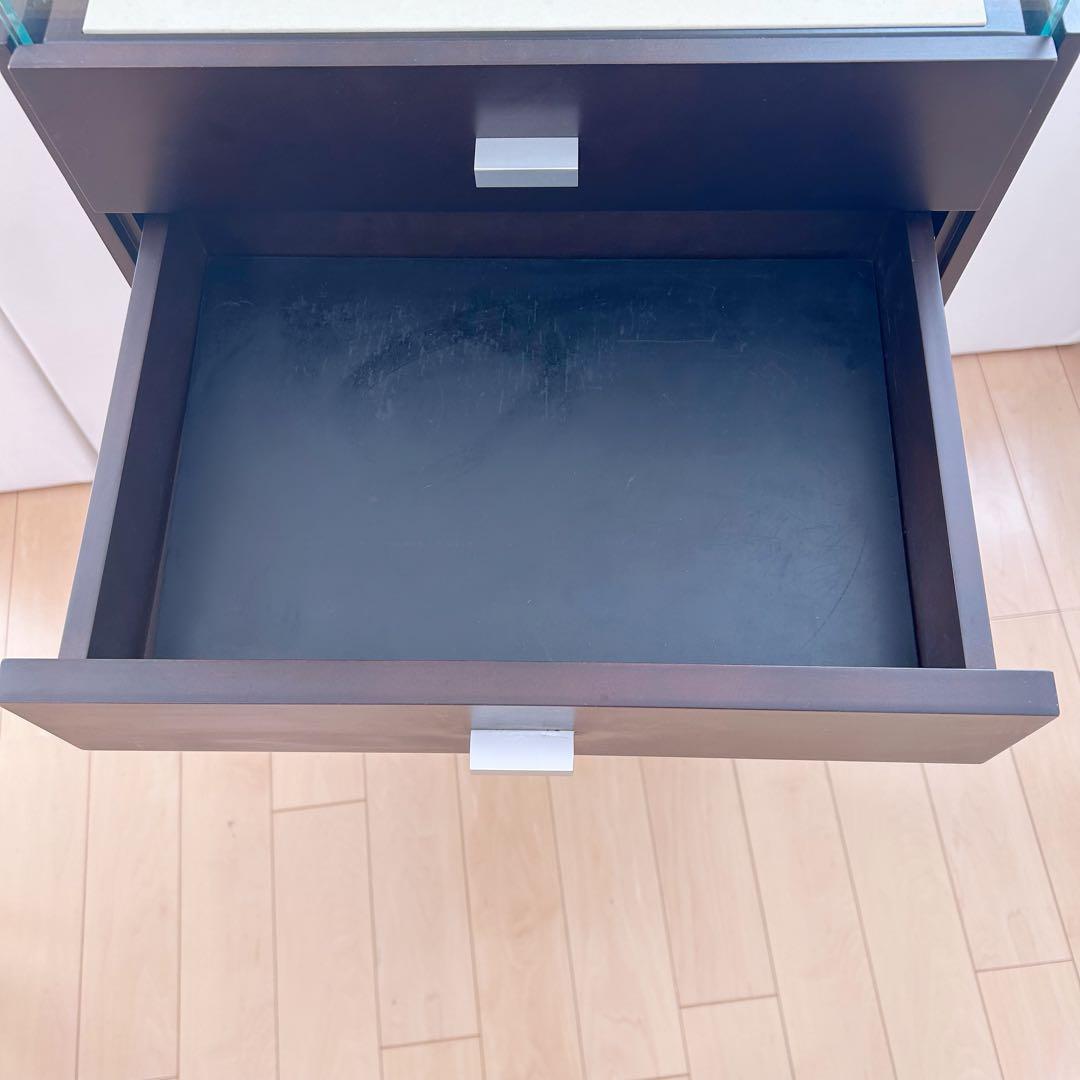 塩川光明堂　コレクションケース　カルトーネ　アンティーク　レトロ　強化ガラス