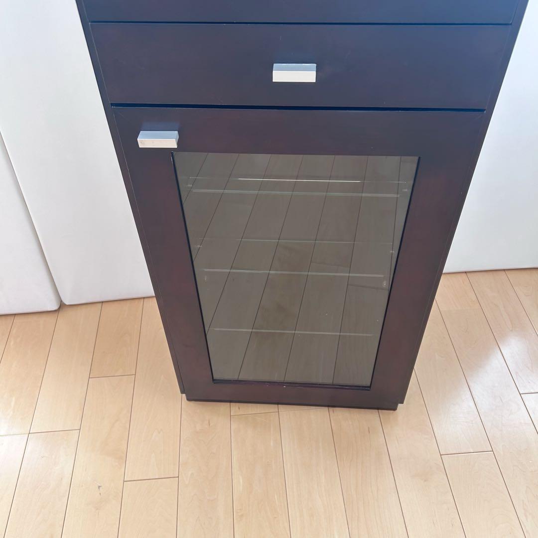 塩川光明堂　コレクションケース　カルトーネ　アンティーク　レトロ　強化ガラス