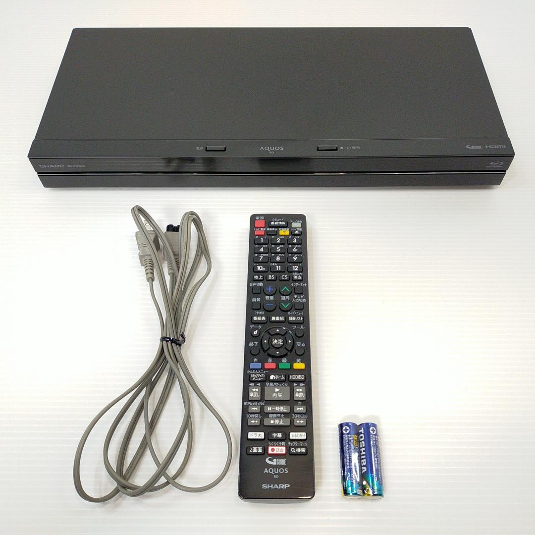 シャープ AQUOS ブルーレイレコーダー 2TB2チューナーBD-NW2200