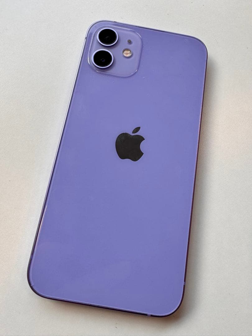 【超美品】Apple iPhone 12 128GB パープル 本体