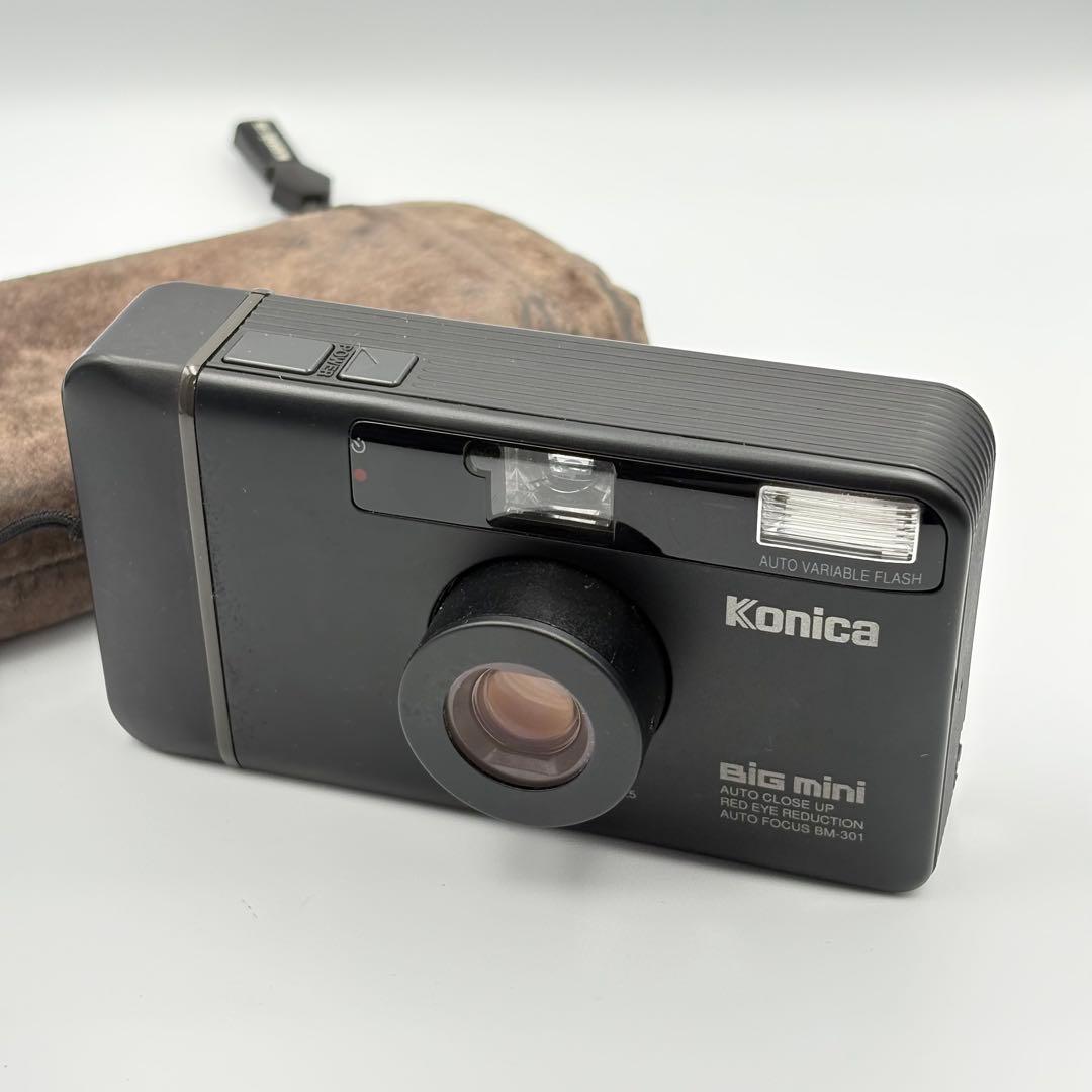 コニカ ビックミニ フィルムカメラ コンパクト ブラック 0329-S5704s