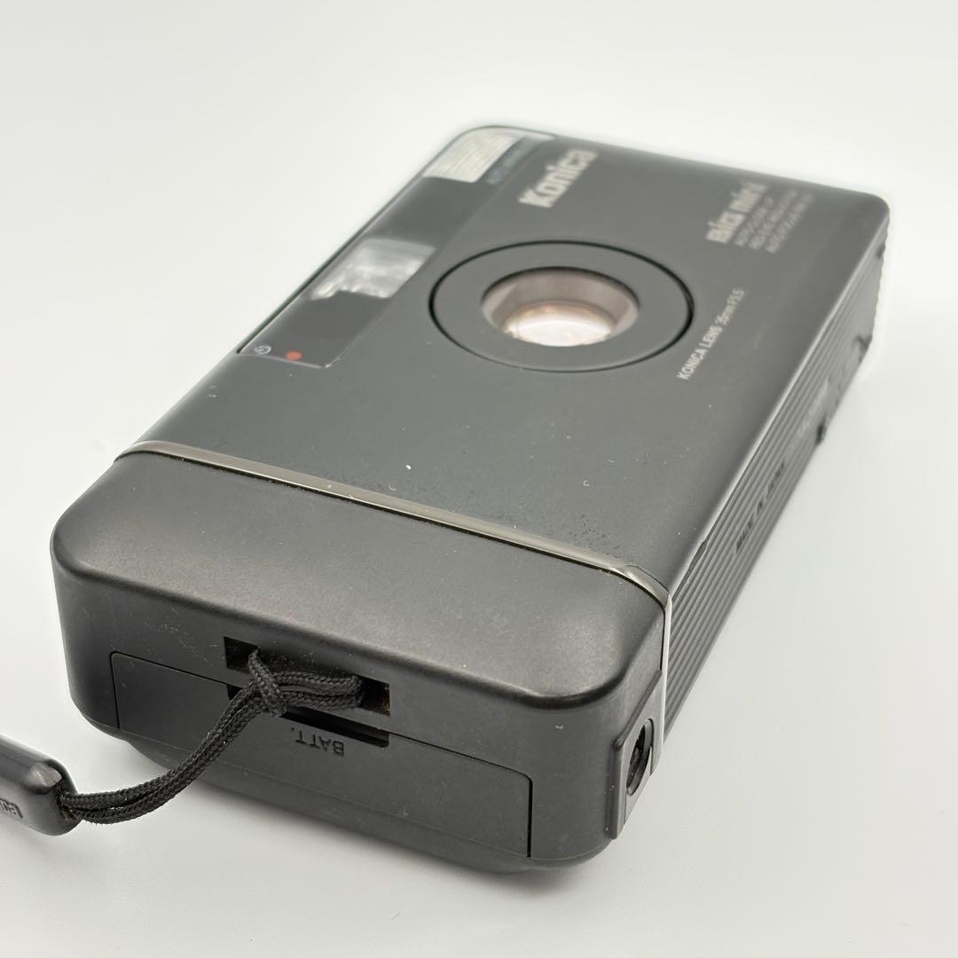 コニカ ビックミニ フィルムカメラ コンパクト ブラック 0329-S5704s