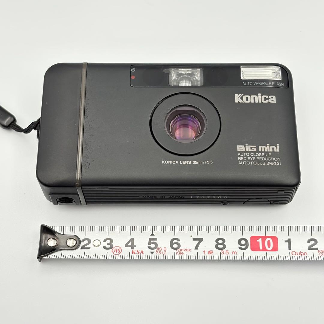 コニカ ビックミニ フィルムカメラ コンパクト ブラック 0329-S5704s
