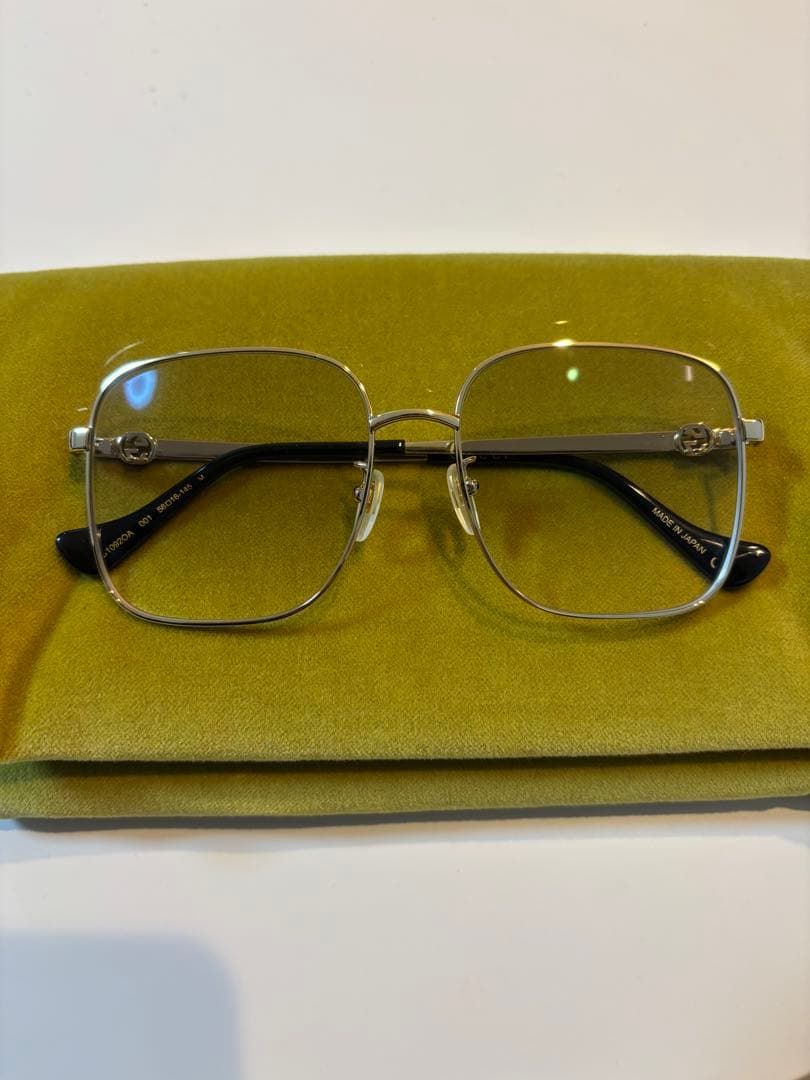 GUCCI グッチ スクエア メガネ サングラス GG1092OA