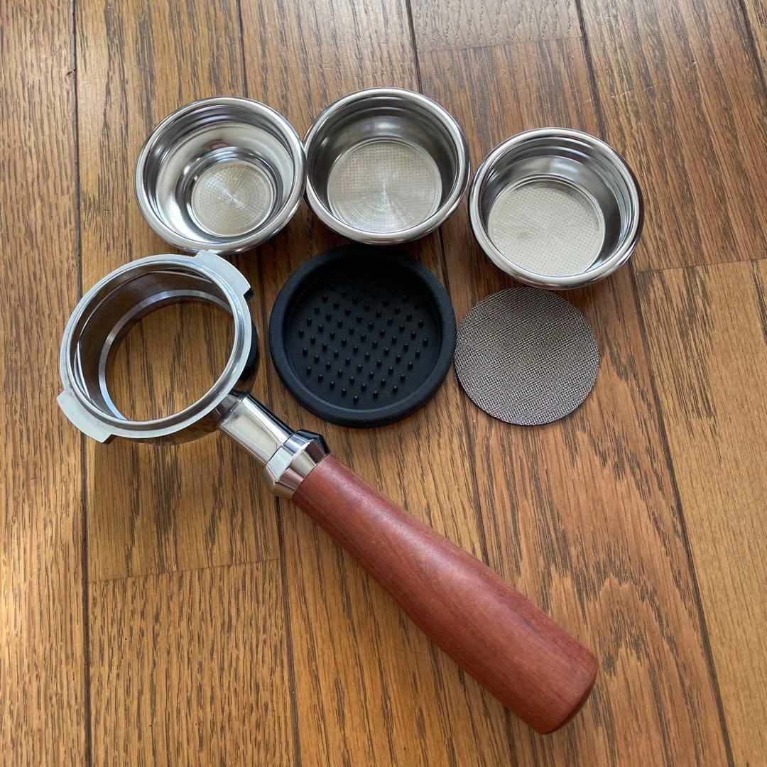 エスプレッソボトムレスポルタフィルターセット58㎜