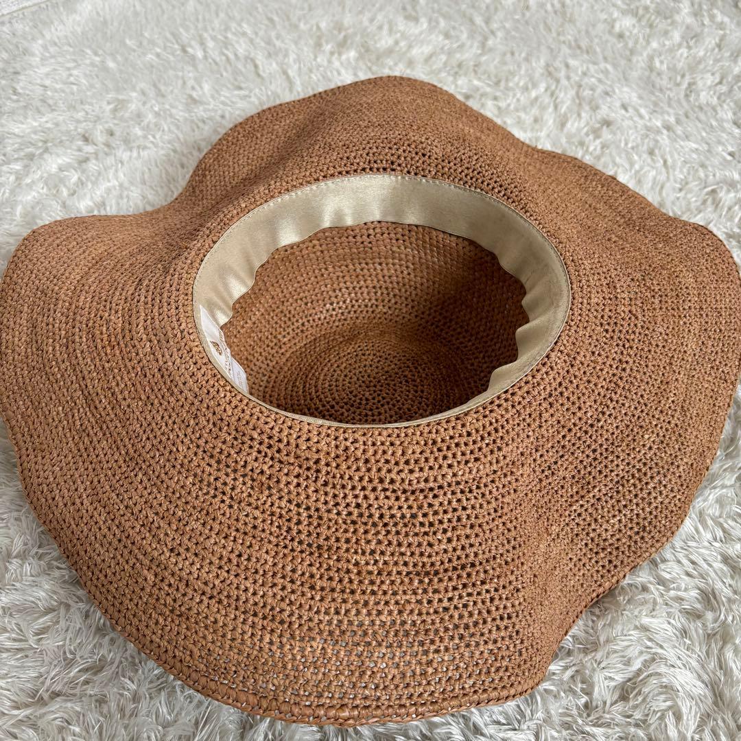 未使用級✨HELEN KAMINSKI フラワーチャーム　麦わら帽子