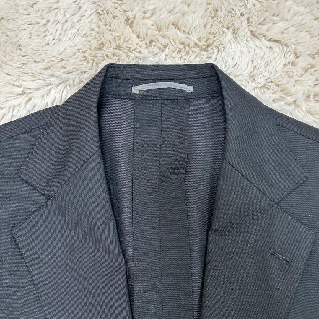 美品 近年モデル JPRESS スーツ グレー AB7 セットアップ シルク混