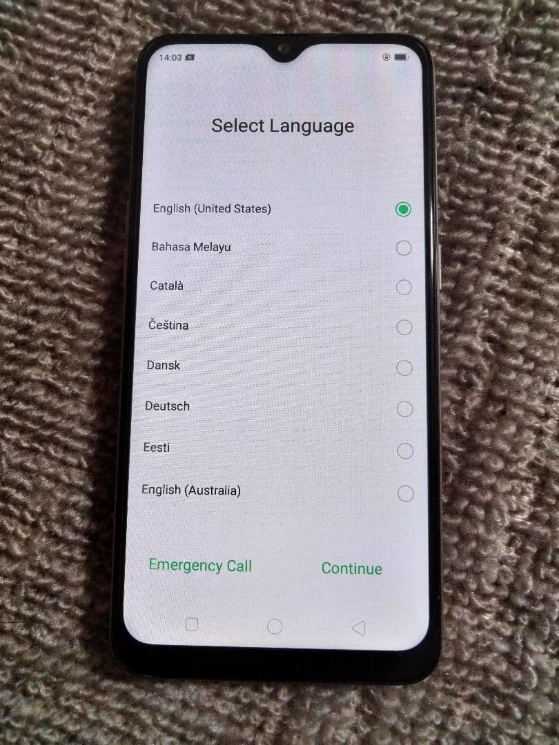 美品 OPPO AX7 本体 SIMフリー 64GB　充電器付属