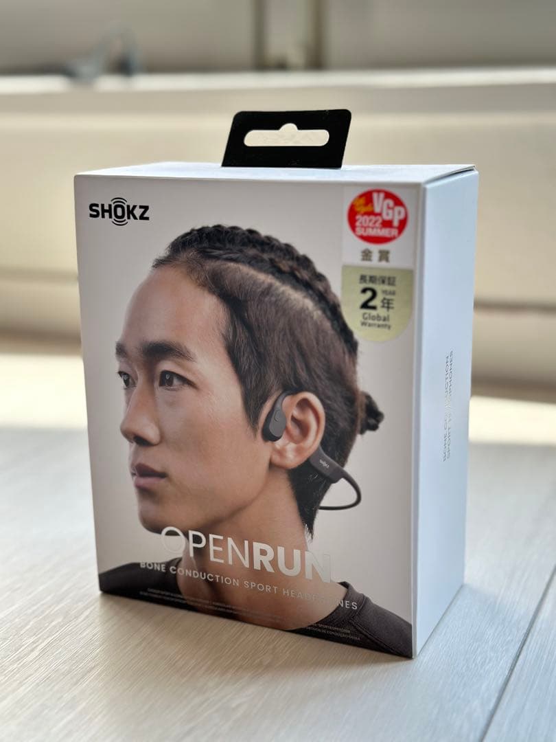 【2回使用の美品】SHOKZ OPENRUN 骨伝導イヤホン