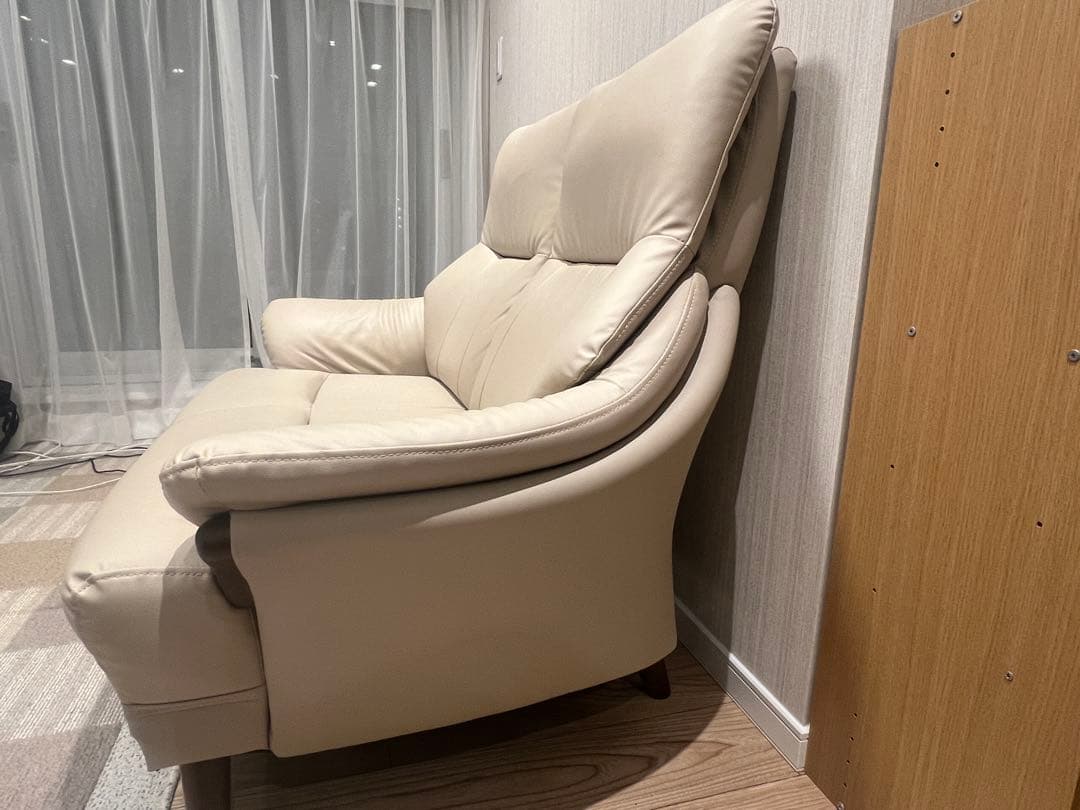 【美品】2人掛けソファ　コウテイ3　Nシールド　ベージュ