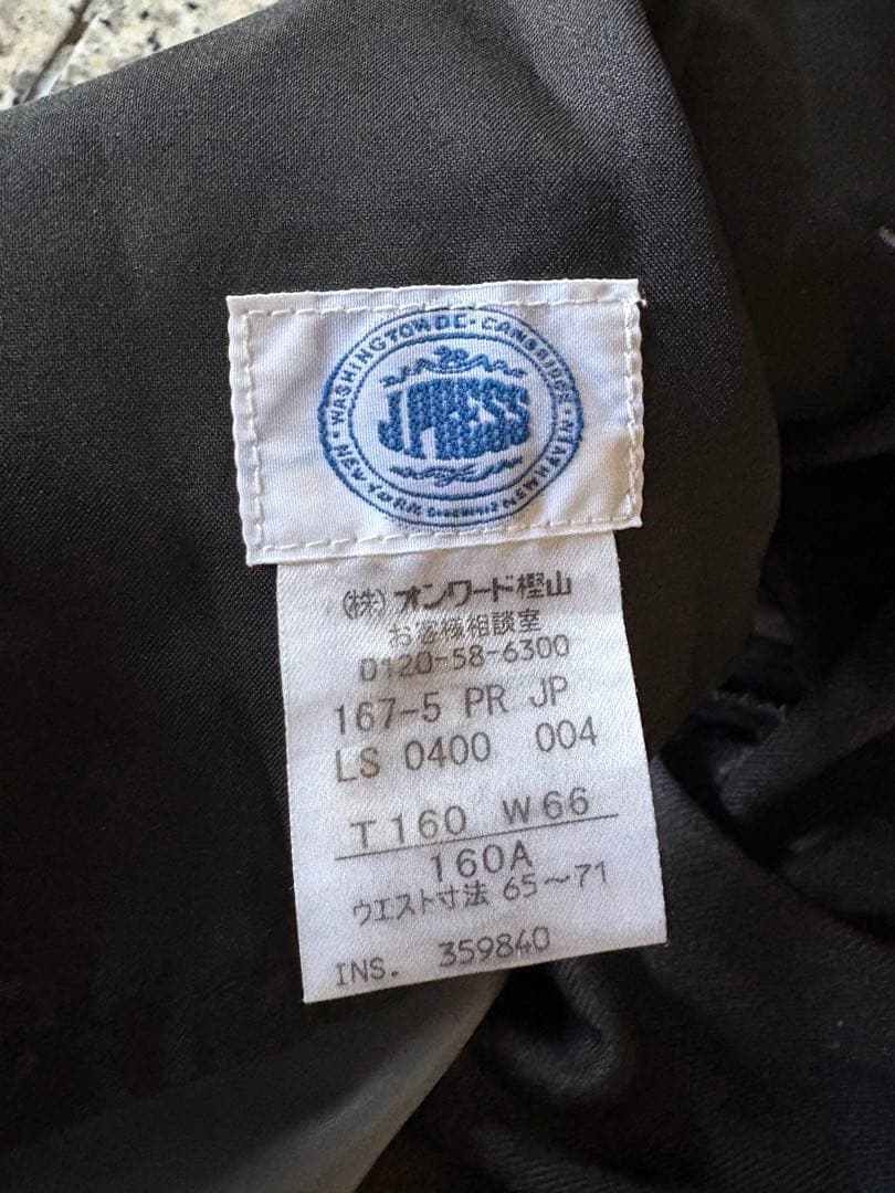 J.PRESS 卒業式　フォーマルセットアップ　ブレザー　パンツ　160