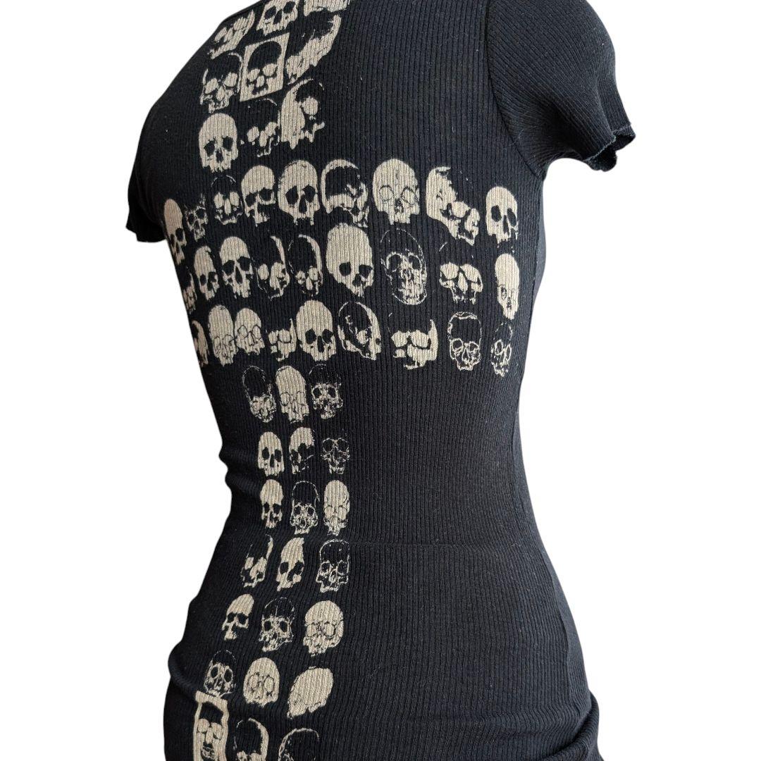 LGB 激レア SMMXSMM スカル クロス Tシャツ リブニット 美品