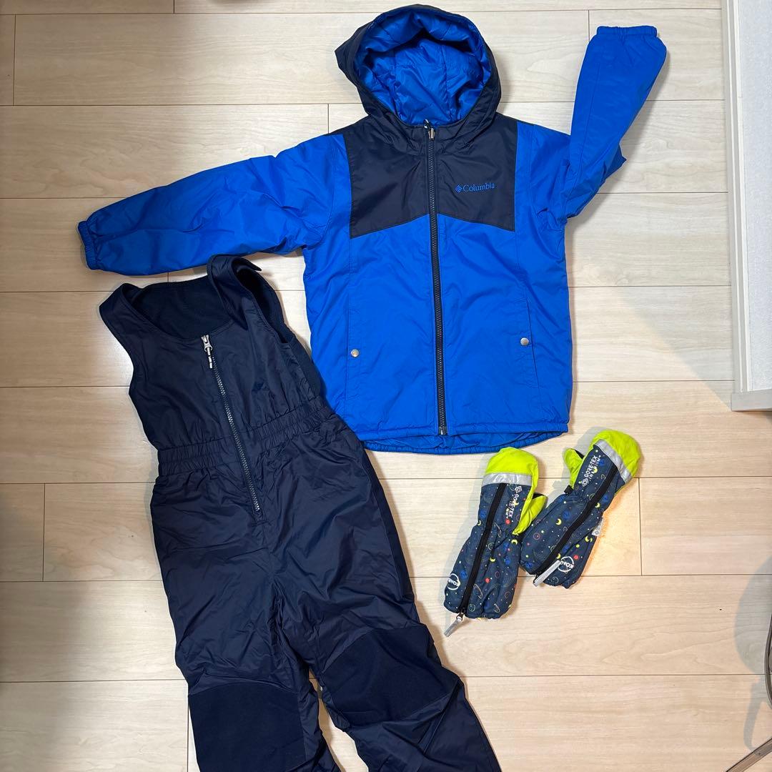 値下げ‼︎Columbia 子ども用スキーウェア セット