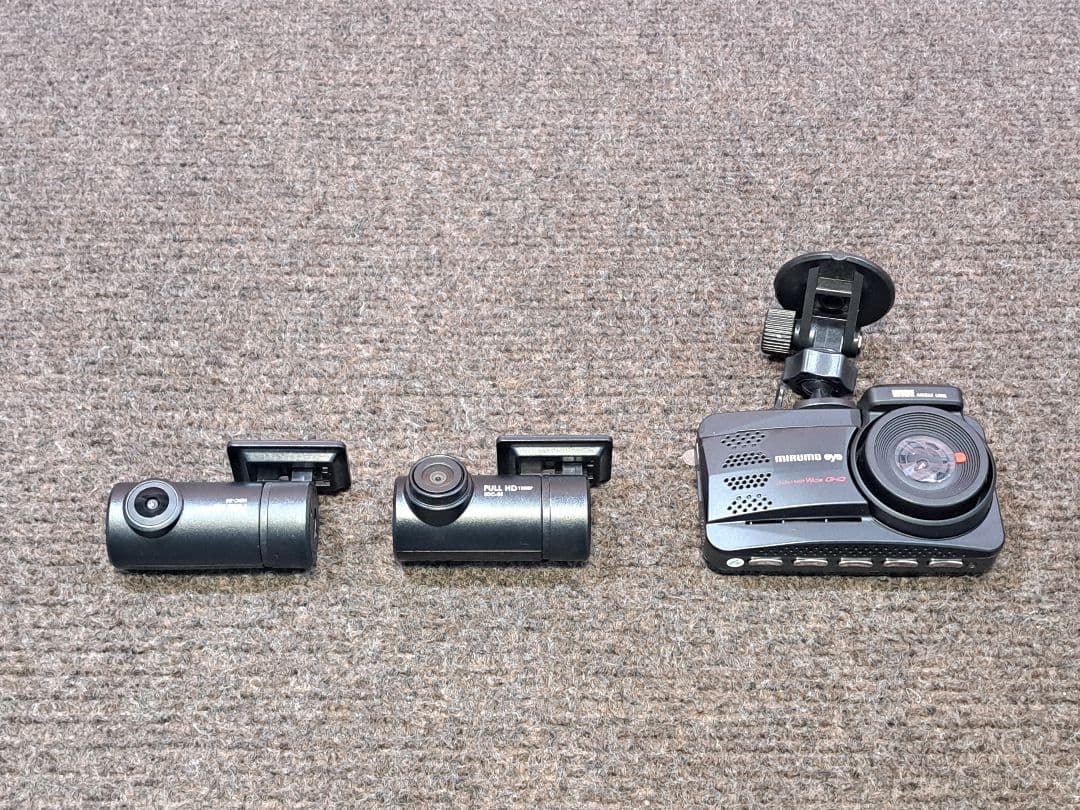 3カメラ・取説付★日本電機サービス製 DRC-35ST 駐車監視!★動作良好