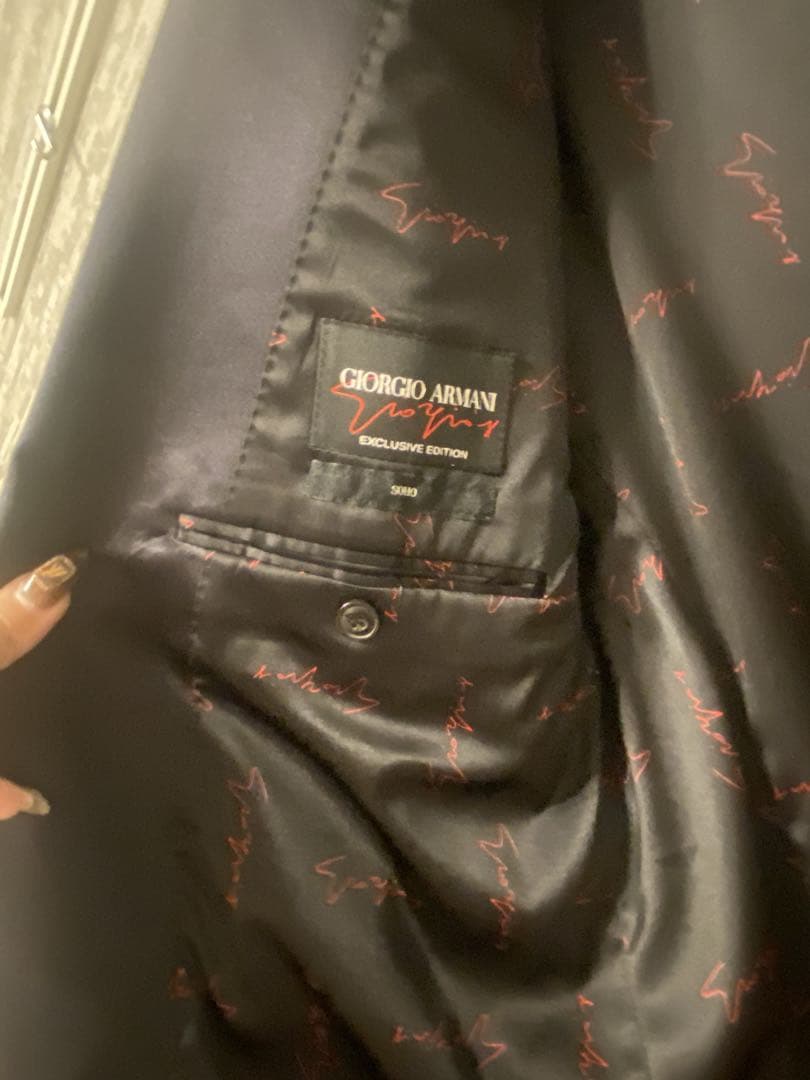 【激レア‼️新品】アルマーニ モーニング ジャケット エクスクルーシブ ダブル