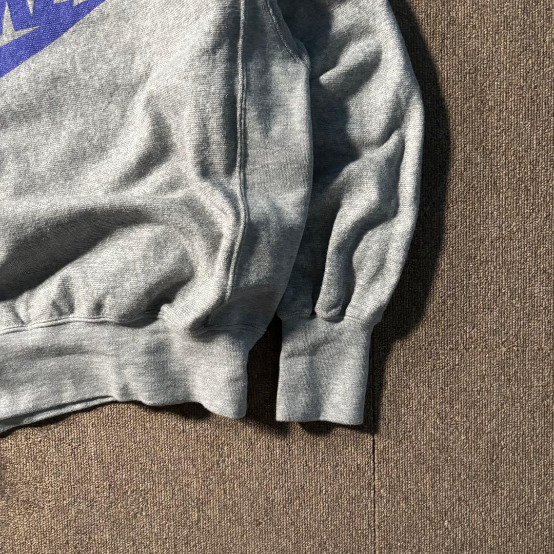 90s NIKE OLD スウェット トレーナー グレー ブルー 銀タグ 前V