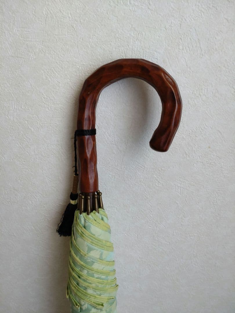 セール★レア★イイダ傘店★雨傘 野いちご グリーンベリー