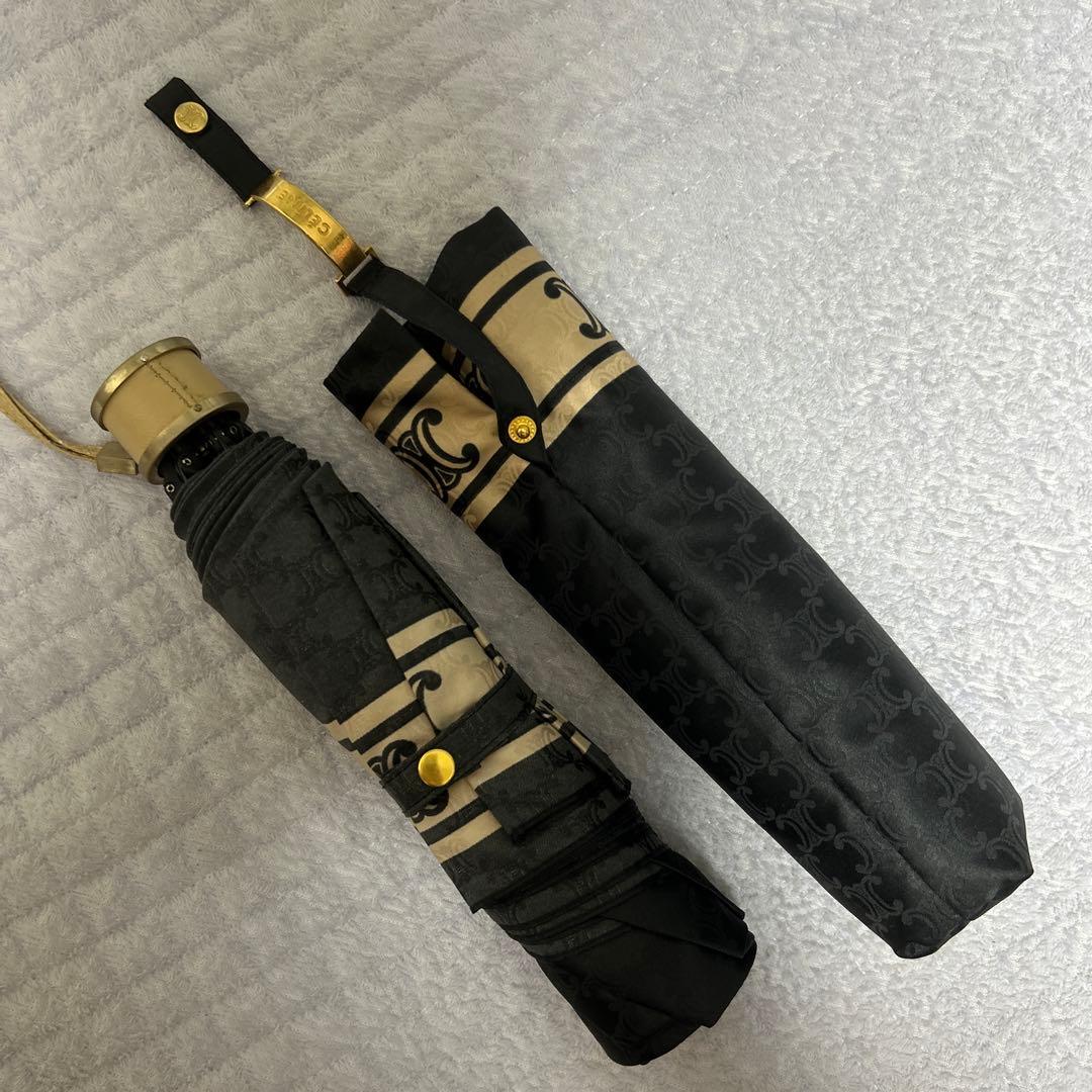 セリーヌ マカダム　折り畳み傘　日傘 雨傘　傘