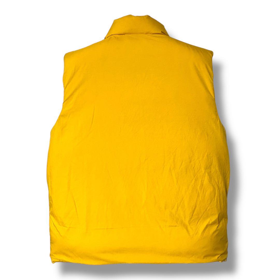 人気 ポロラルフローレン ダウンベスト XL リバーシブル ネイビーxイエロー