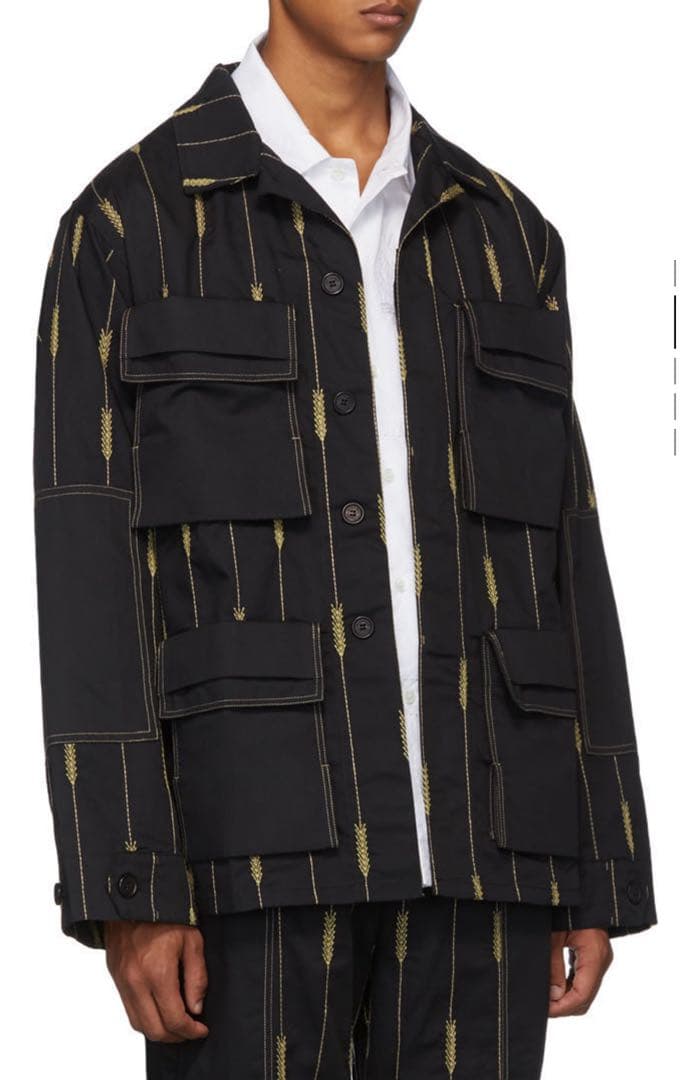 値下げ ジャックムス JACQUEMUS 麦刺繍 ブルゾン カバーオール