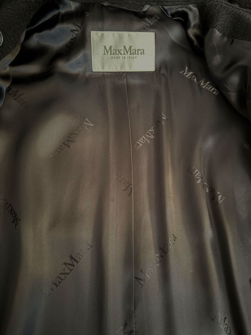 マックスマーラ✴︎キャメル素材 フード付きピーコート