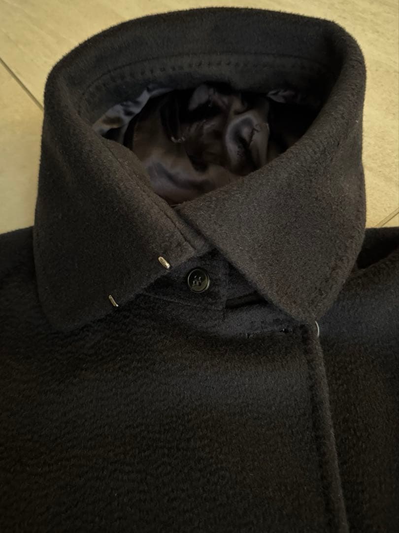 マックスマーラ✴︎キャメル素材 フード付きピーコート