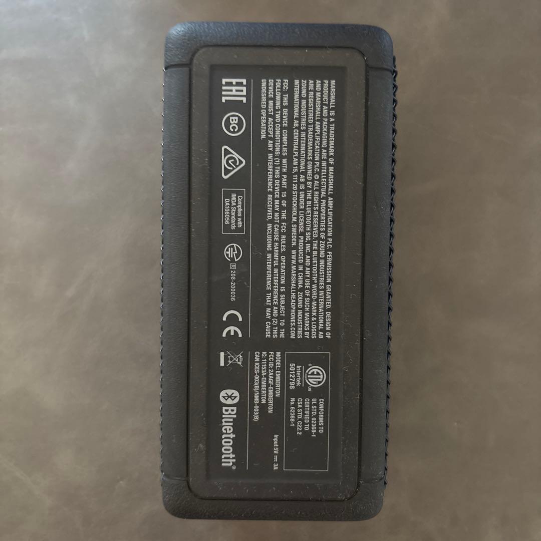 Marshall ワイヤレス スピーカー Emberton