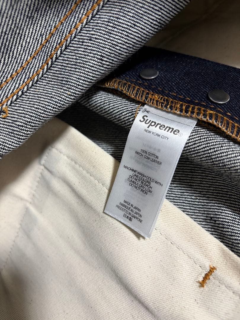 廃盤 Supreme Rigid Slim Selvedge Jean 32