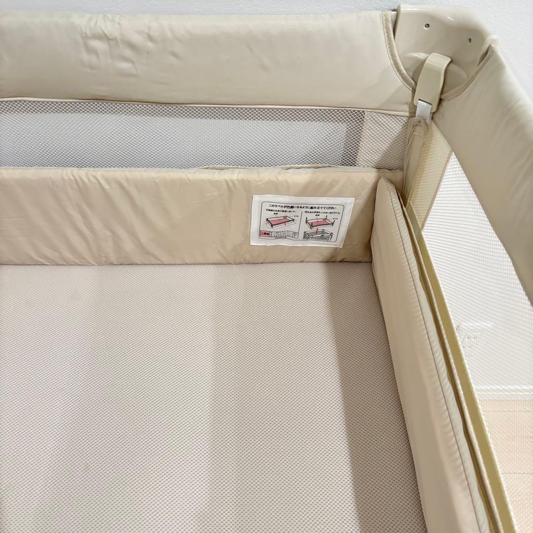 【美品】Aprica アップリカ ココネルエアー　ベビーベッド　折りたたみ